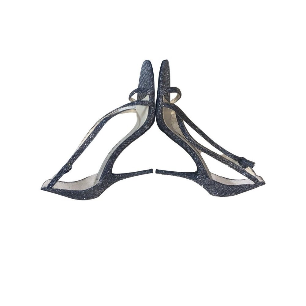 Jessica Simpson Annalesse High Heel Criss-Cross Strap Evening Sandal Size 8 - Picture 8 of 15